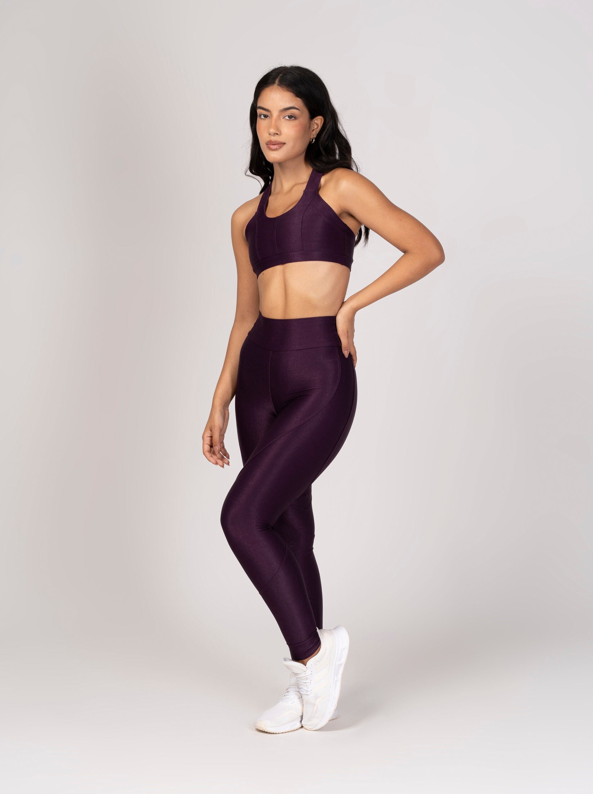 Conjunto Açaí Legging e Top Cruzado Lovers